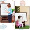 Dry-Erase Board Double Sided Chalkboard Kids' Standing Art Easel Whiteboard